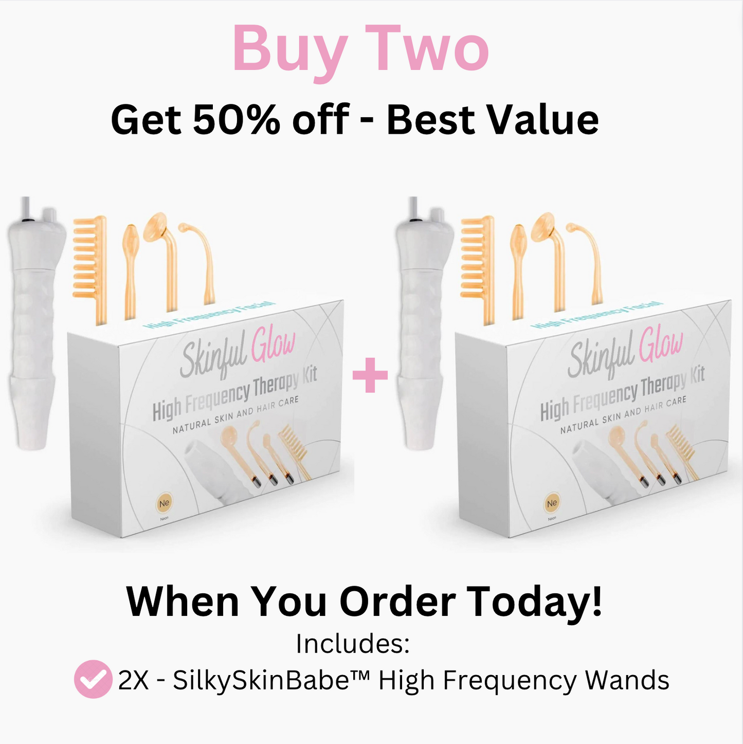 SilkySkinBabe™ High Frequency Wand